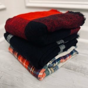 3 Old Navy Blanket Scarfs